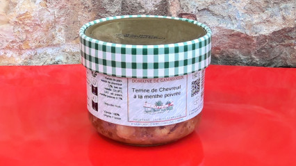 Terrine de chevreuil à la menthe poivrée