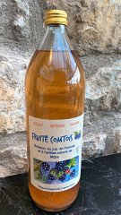 Boisson au jus de pomme et à l'arôme naturel de mûre